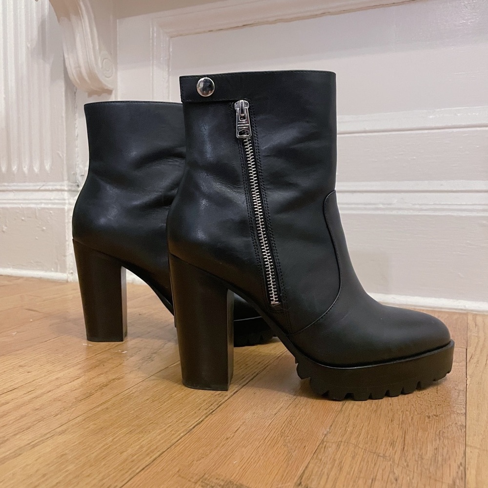 [Like New] AllSaints Ana Booties BLK / SZ 39 EU, 8 US